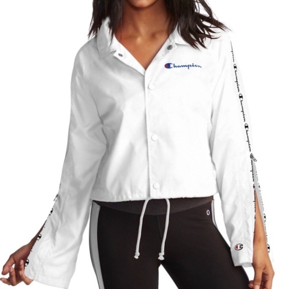 Champion Jackets & Blazers - Champion Life Zipper Tape Cropped Jacket, Size 2X